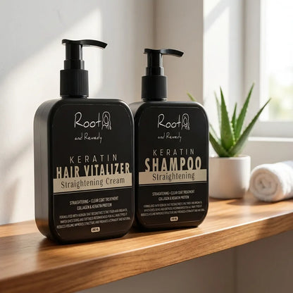 Herbal Hair Straightening Combo