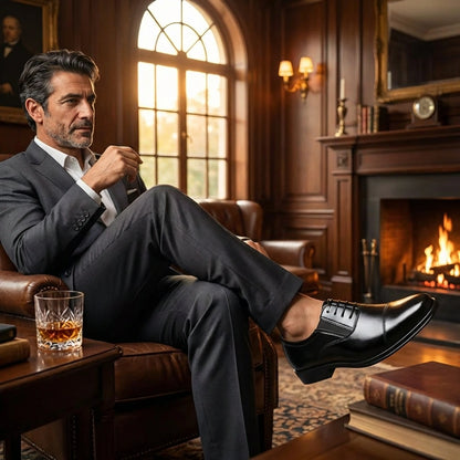 Executive Black Dress Shoes