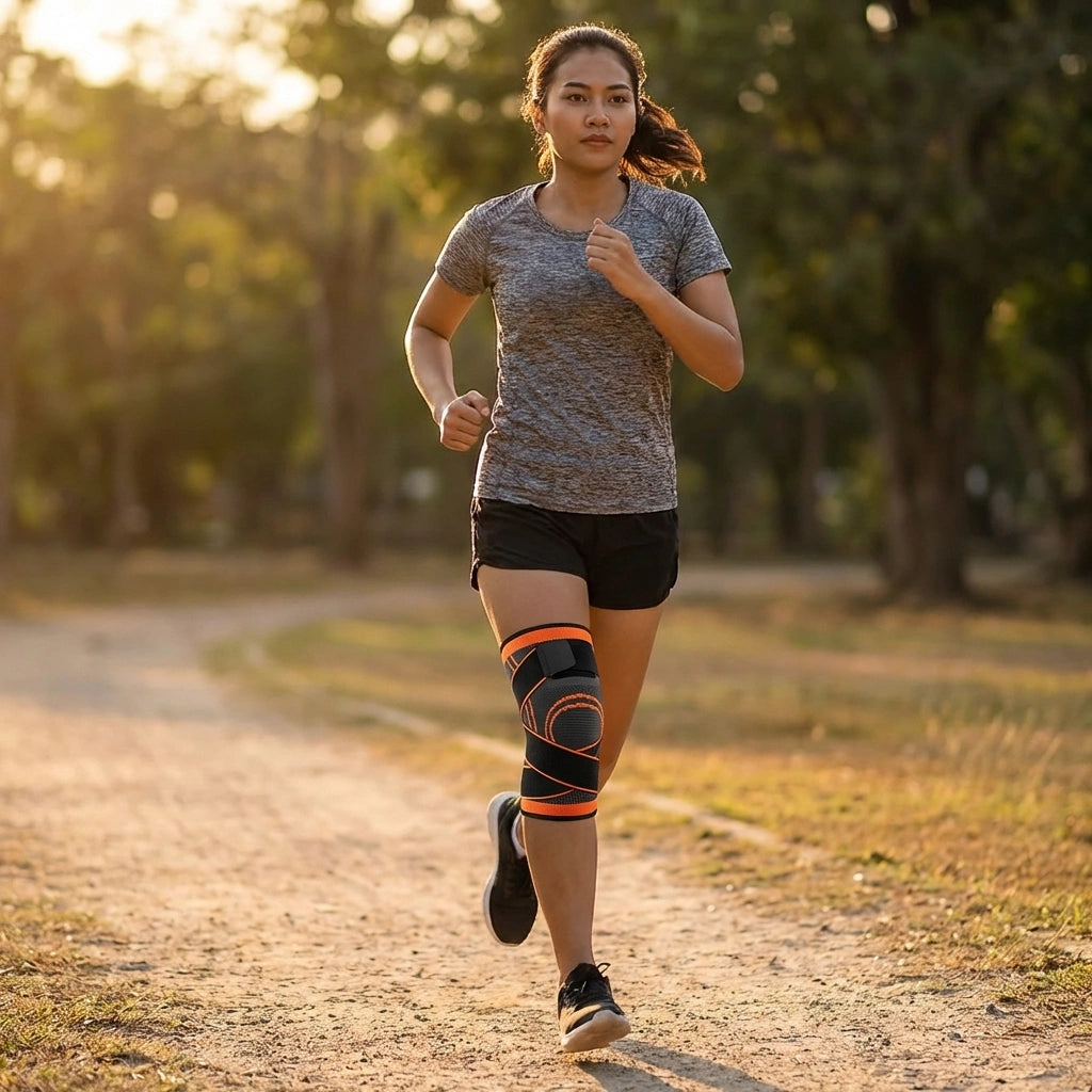 Adjustable knee wraps (pair)