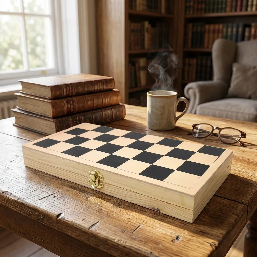 Folding Wooden Chess Set