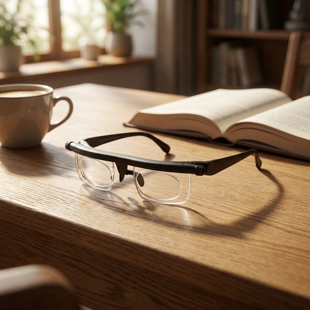 Flex focus adjustable glasses