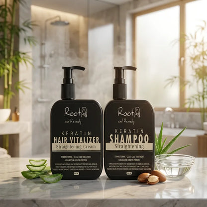 Herbal Hair Straightening Combo