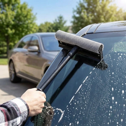 2 in 1 Squeegee and Sponge Cleaning Tool