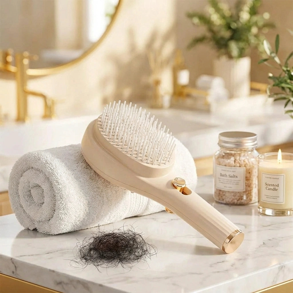Scalp Massage Comb – Retractable Bristles