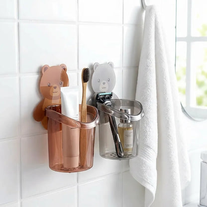 Wall-Mount Toothbrush Holder (2-Pack)