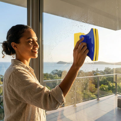 Magnetic Double-Sided Window Cleaner