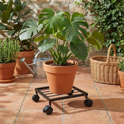 Wheel Pot Stand For Planters