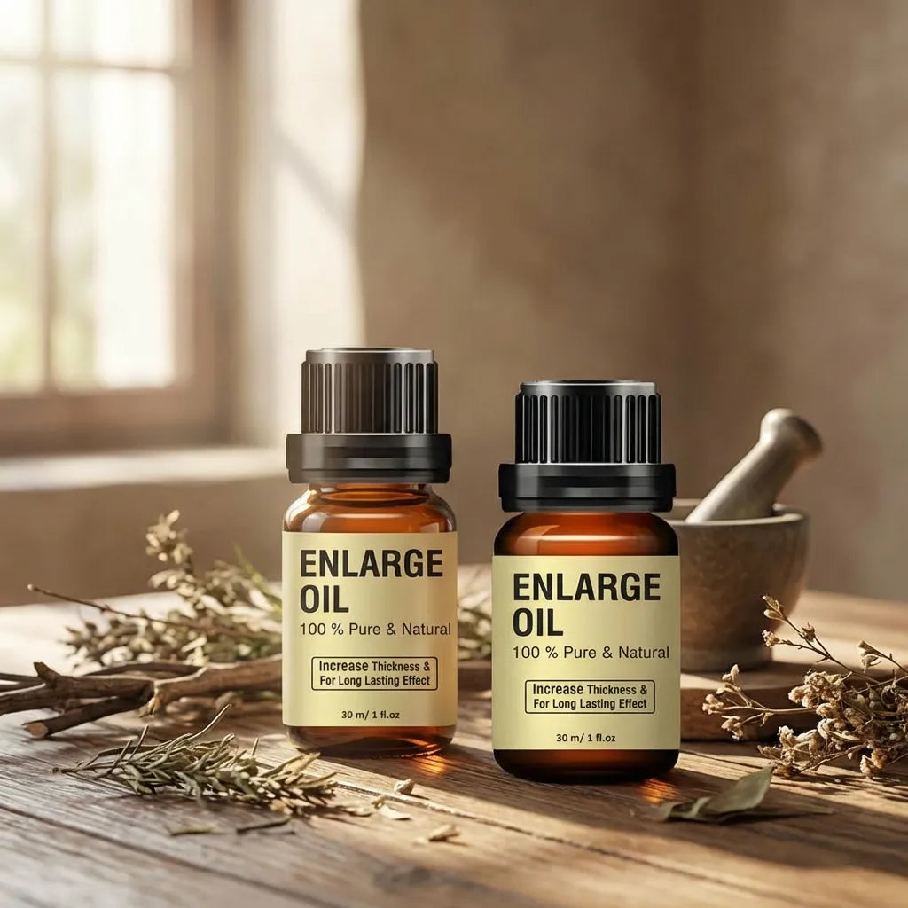 Pure Natural Massage Oil for Men – Pack of 2