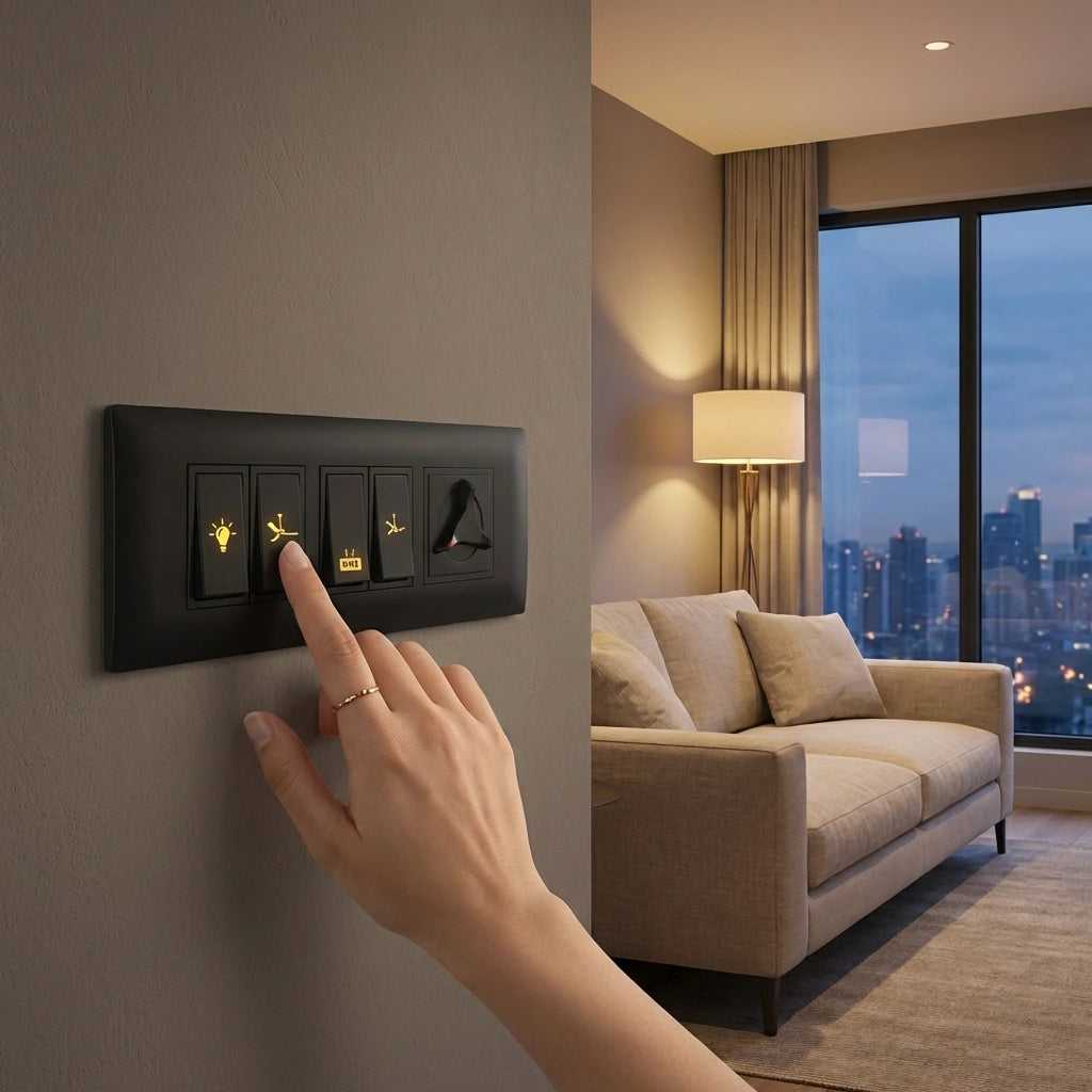 Gold Switch Stickers