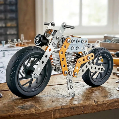 Metal DIY Bike Construction Kit – 162 Pcs