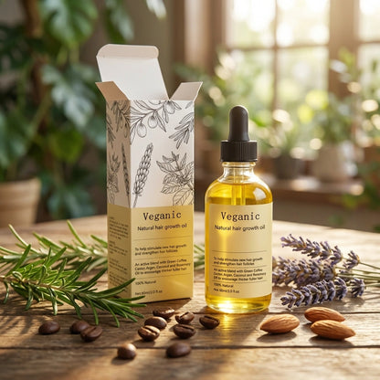 Vegan Natural Hair Growth Oil (Pack of 2)