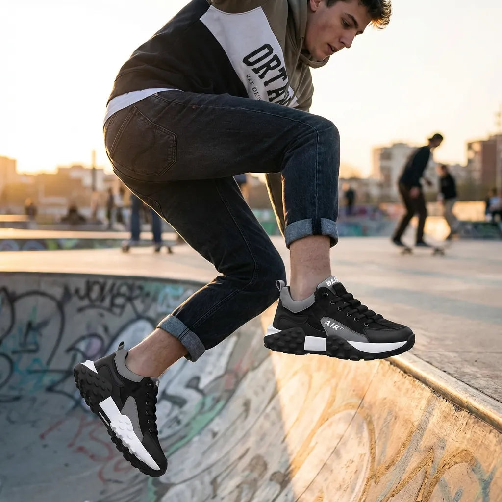 Men's Casual Shoes Thick Base Sneakers