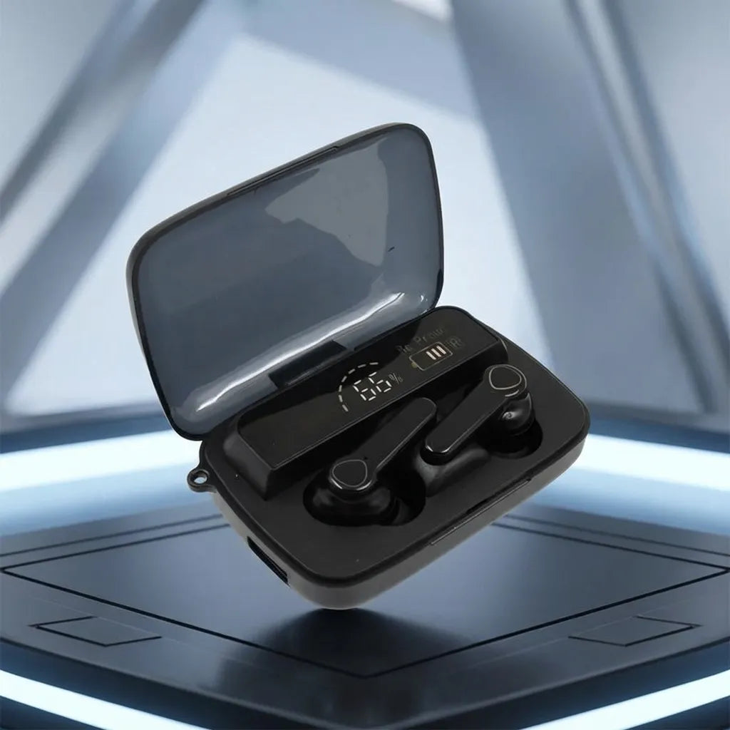 Wireless LED Display Earbuds