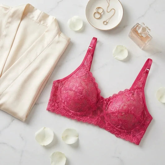 Girls Full Coverage Non-Padded Net Bra (Pack of 2)