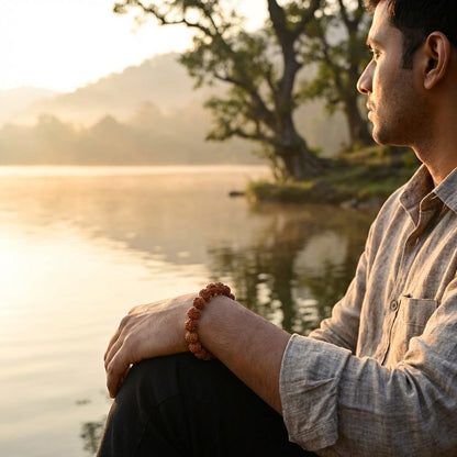 7 Mukhi Rudraksha Spiritual Bracelet