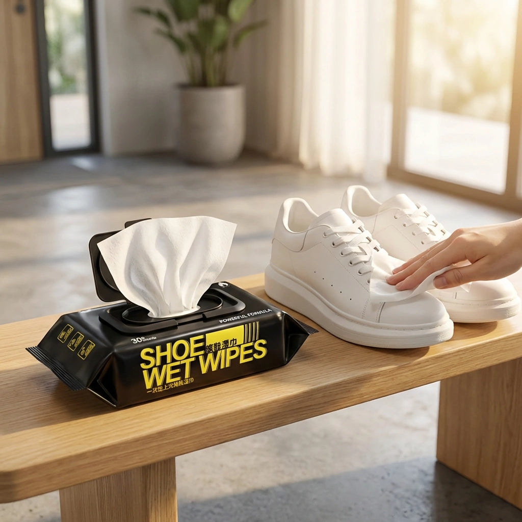 Sneaker & Shoe Cleaner Wipes(1 Packs of 80)