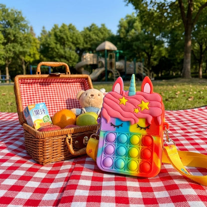 Pop It Unicorn Bag for Girls