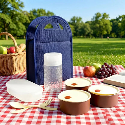Royal Stainless Steel Lunch Set