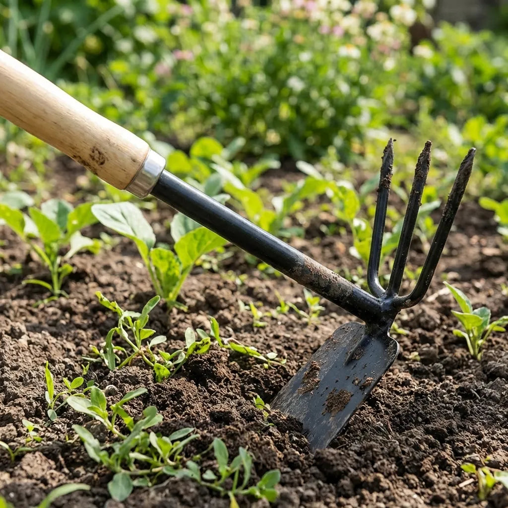Dual Hoe & Rake Tool