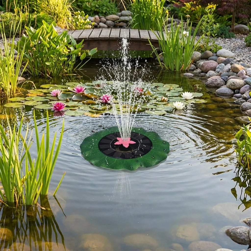 Solar Floating Lotus Fountain Pump