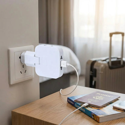 Rotating EU Plug Extender