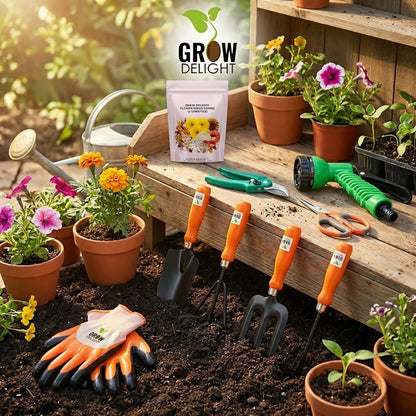 6 in 1 Garden Tools with Box