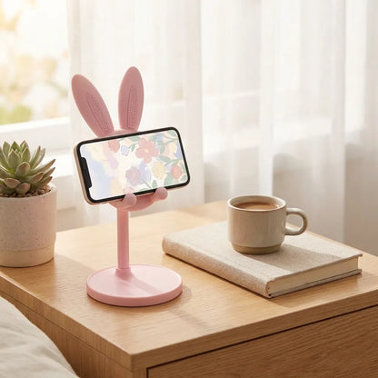 Adjustable Rabbit Cartoon Phone Stand
