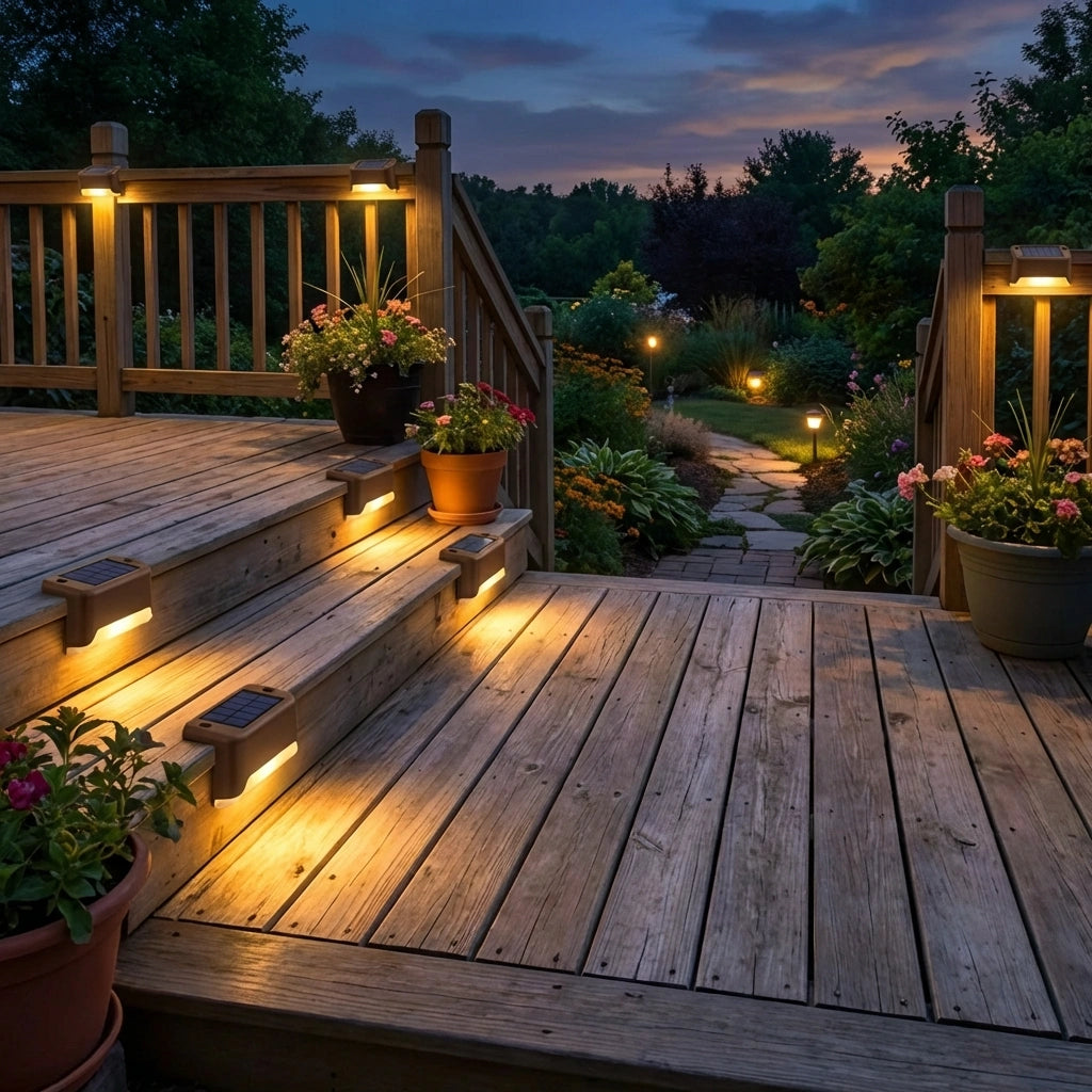 Solar Outdoor Deck Lights