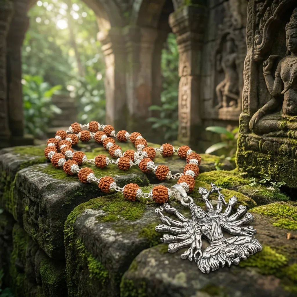 Men’s Shiva Silver Pendant