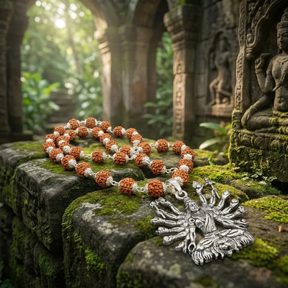 Men’s Shiva Silver Pendant