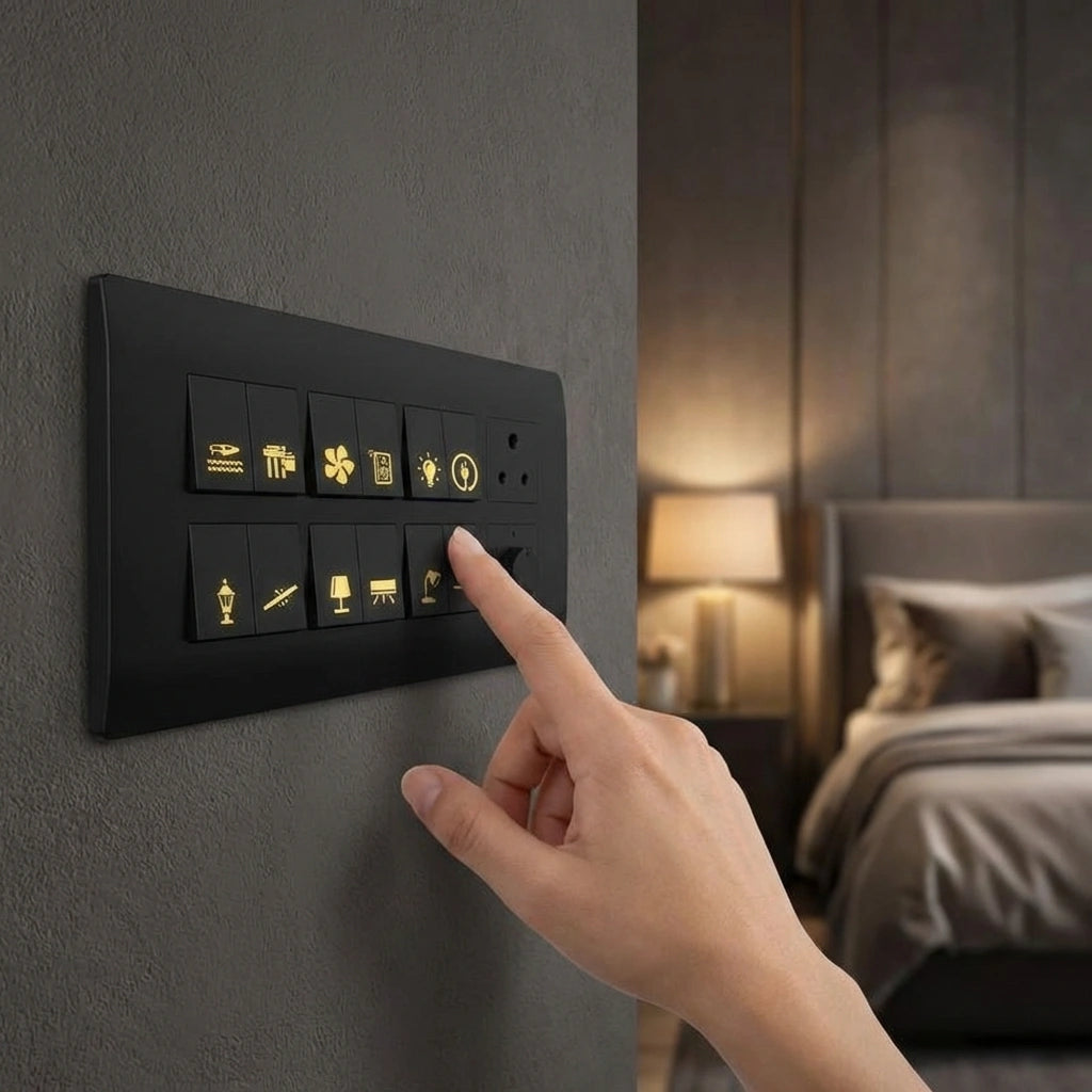 Gold Switch Stickers