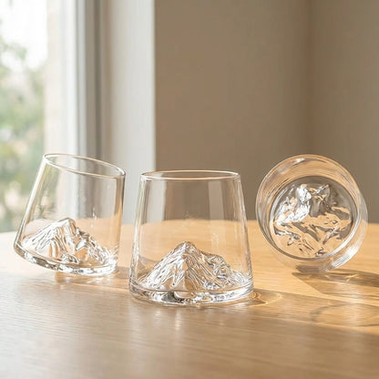 Japanese Mount Fuji Glass