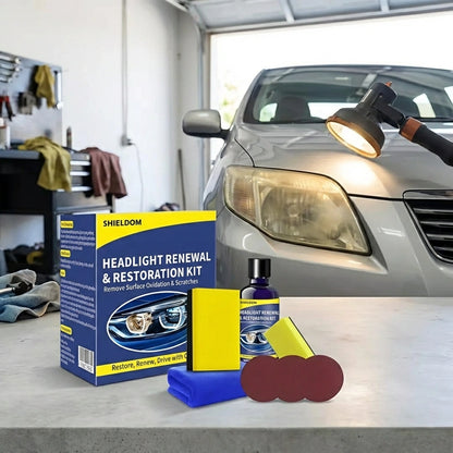 Headlight Renewal and Restoration Kit 200 ml Pack of 2