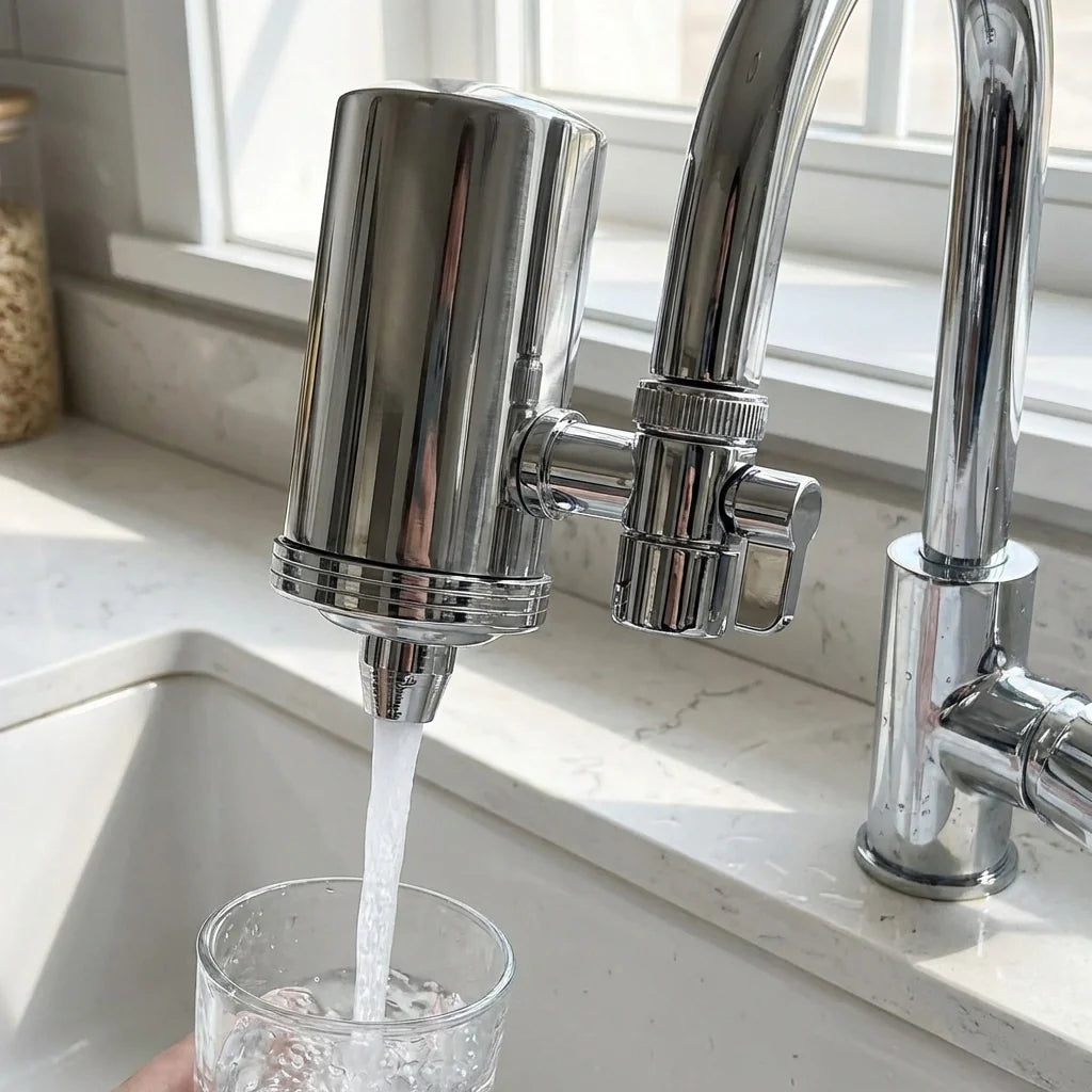 Stainless Steel Faucet Water Filter