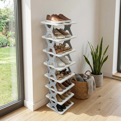 Smart Foldable Shoe Rack Organizer