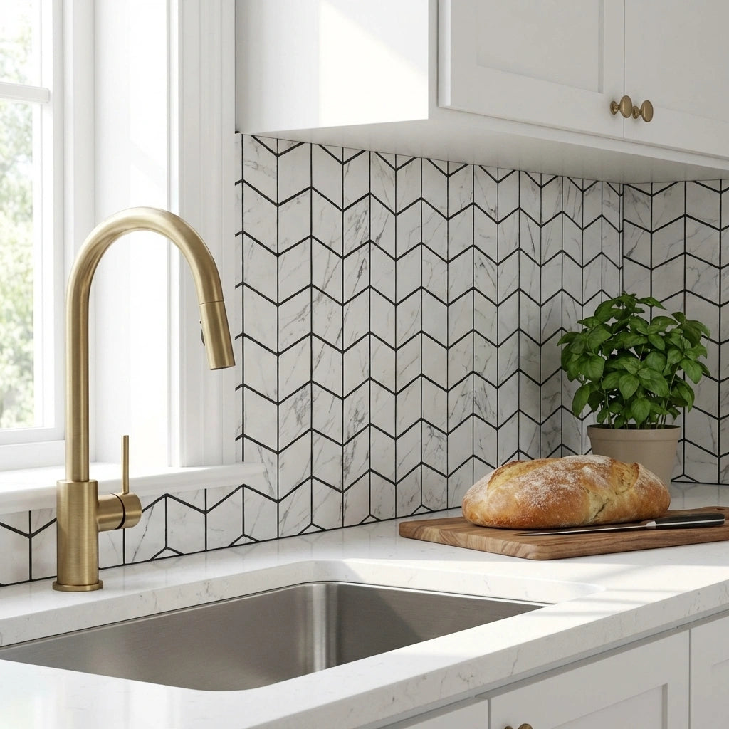 Self-Adhesive Waterproof Glass Mirrors Mosaic Tiles Sticker Diamond Pattern for Craft, Wall, and Home Decor
