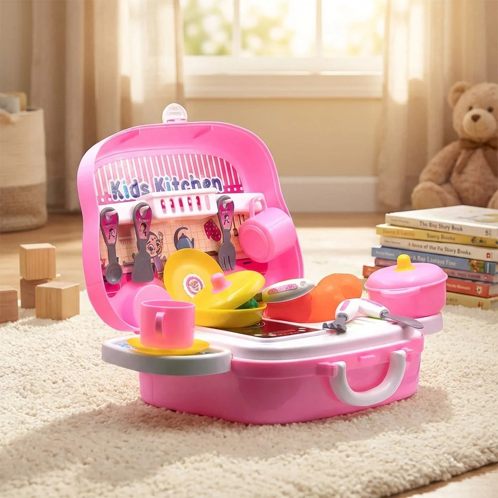 Kids Kitchen Pretend Play Set