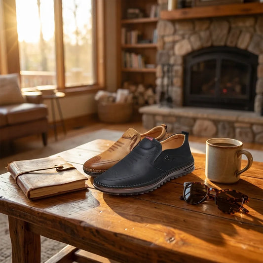 Men Leather Soft Casual Shoes