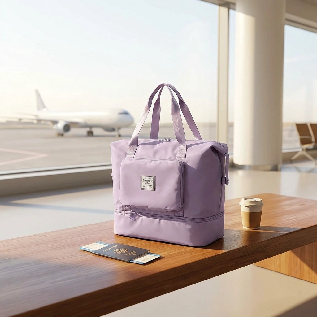 Foldable Polyester Travel Duffel Bag