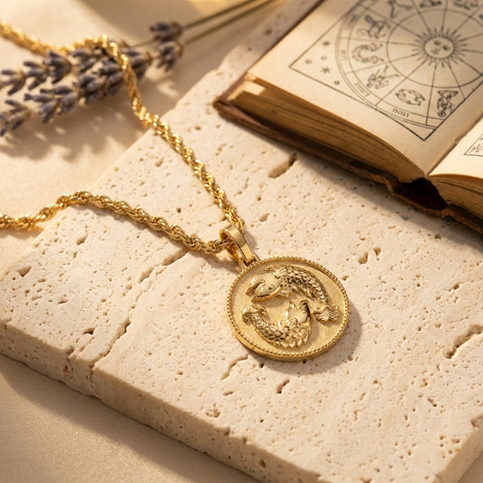 Gold Plated Zodiac Sign Necklace