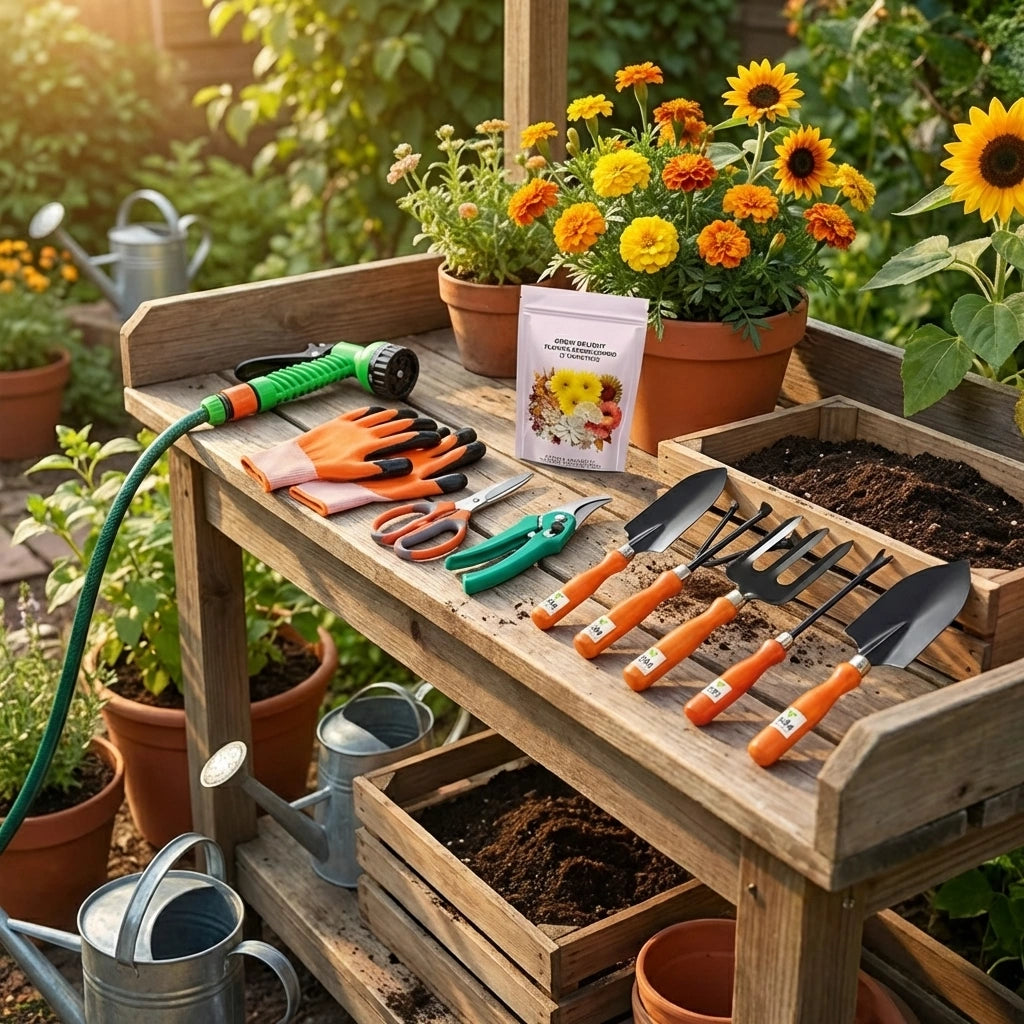 6 in 1 Garden Tools with Box