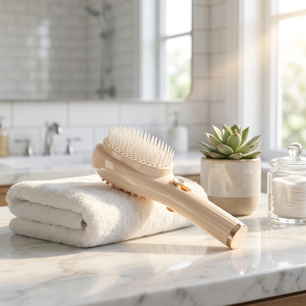 Scalp Massage Comb – Retractable Bristles