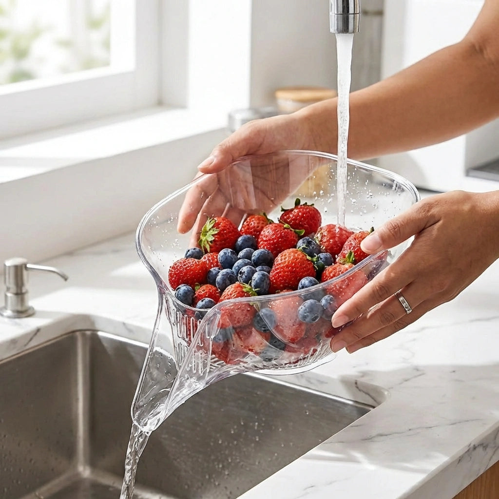 Sink Strainer Basket Funnel