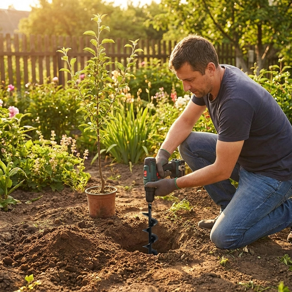 Spiral Hole Non Slip Earth Drill