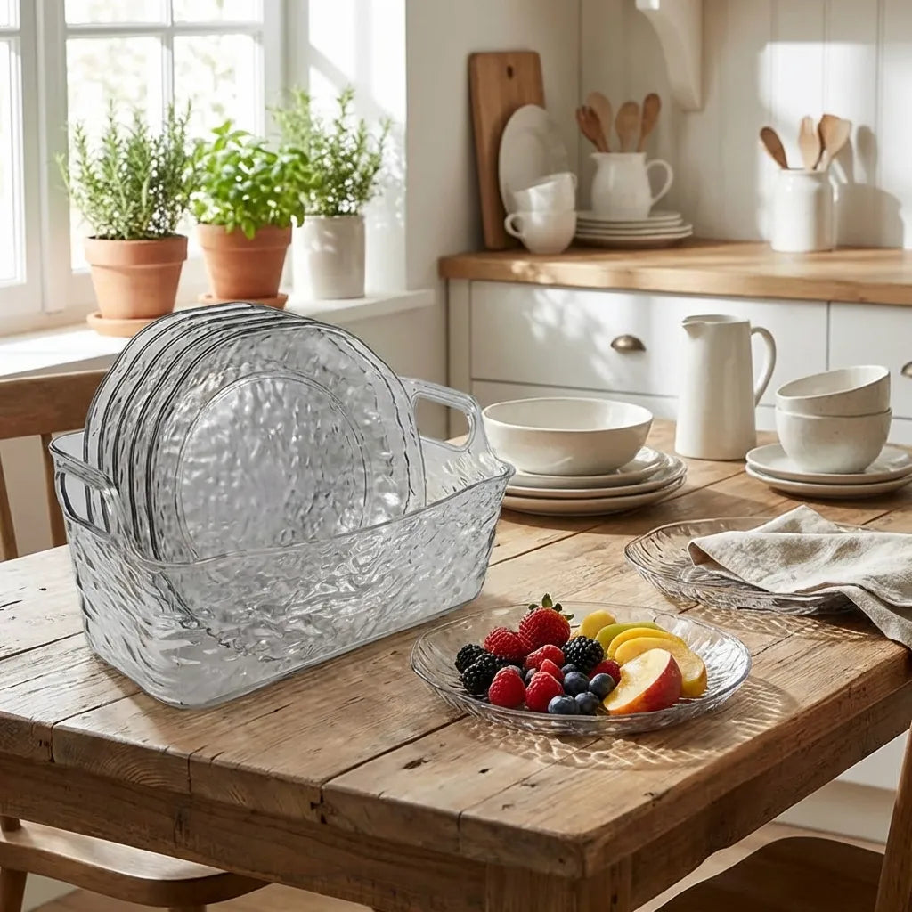 Plastic Household Plates Dinner Plates