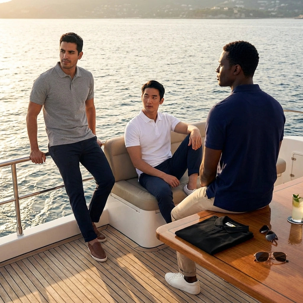 Poly Matte Solid Half Sleeves Mens Polo T-Shirt Pack Of 4