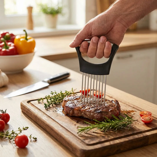 Stainless Steel Cutting Kitchen Slicer Holder (Pack of 2)