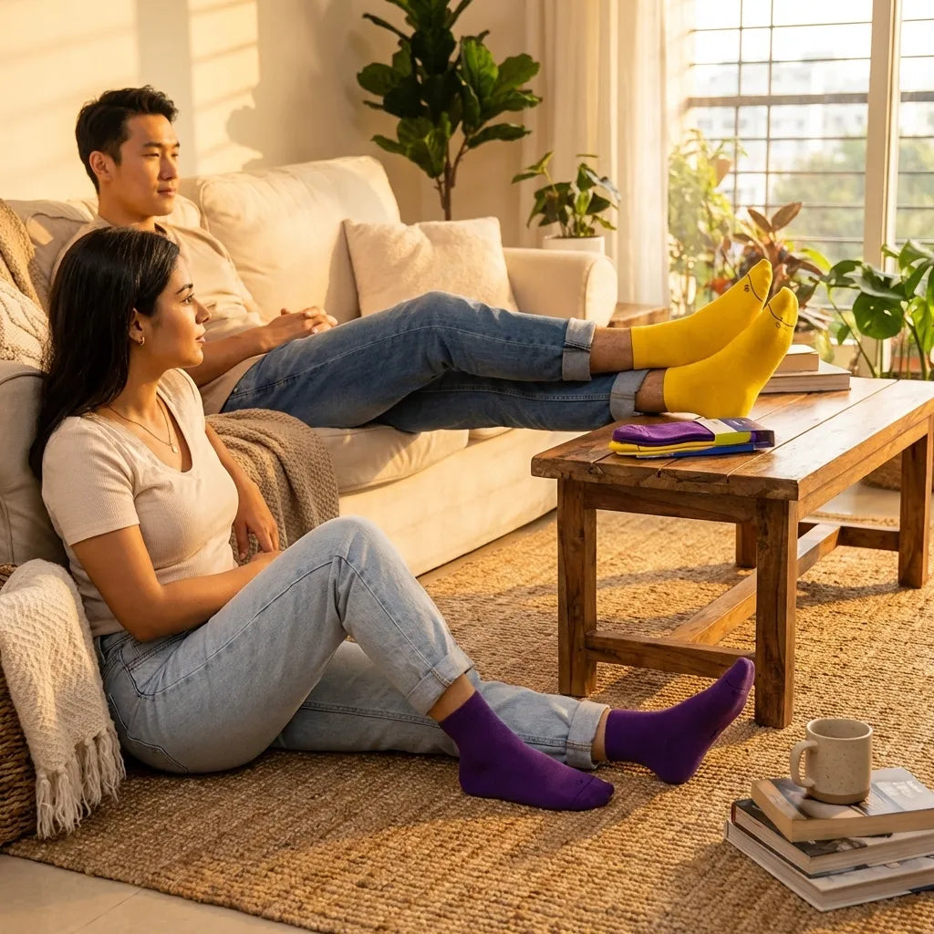 Unisex Ankle Length Socks Pack of 2