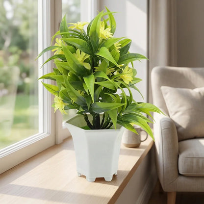 Artificial Flower Pot Decor