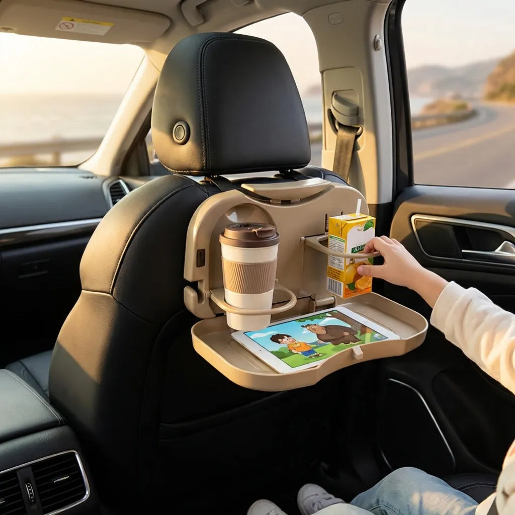 Car Travel Foldable Dining Food Tray